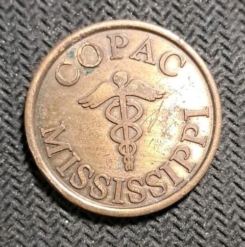 Copac Mississippi Treatment Center Rehab - Token Coin Vintage