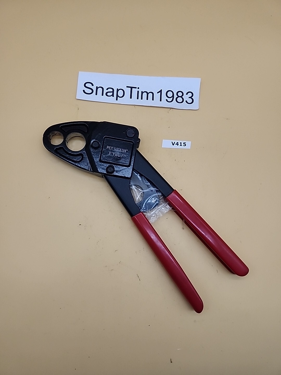 Combo Angle Head Pex Pipe Plumbing Crimping Tool for Copper Crimp F1807