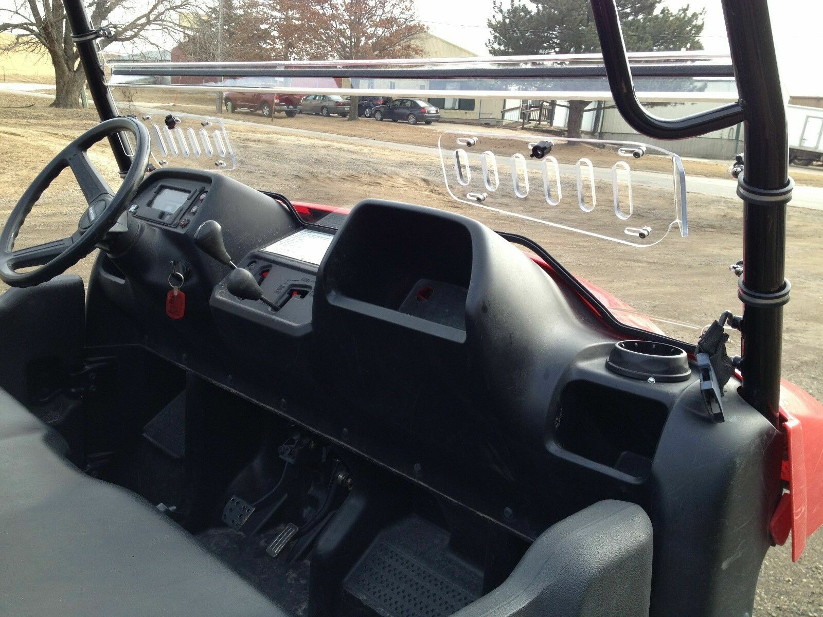 HONDA BIG RED 4X4 MUV700 2009-2013 MAX-FLO VENTED WINDSHIELD SALE!!!