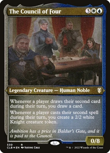 The Council of Four - Foil Etched CLB NM MTG