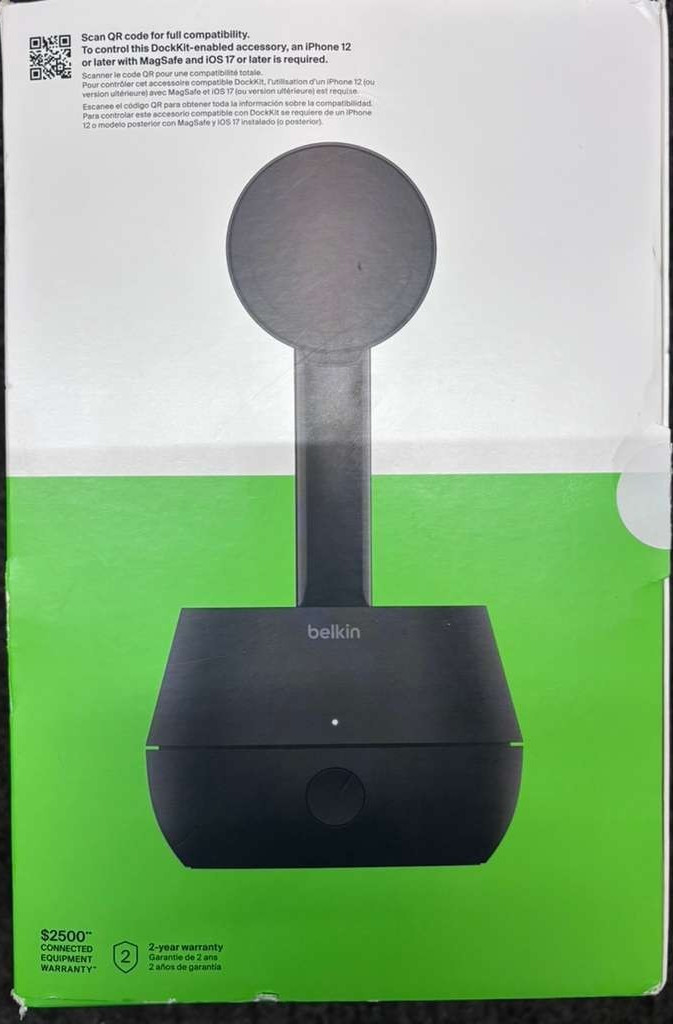 Belkin - 3-in-1 Stand 15W Qi2 Wireless Charging Stand for iPhone 17 16 15 14 13