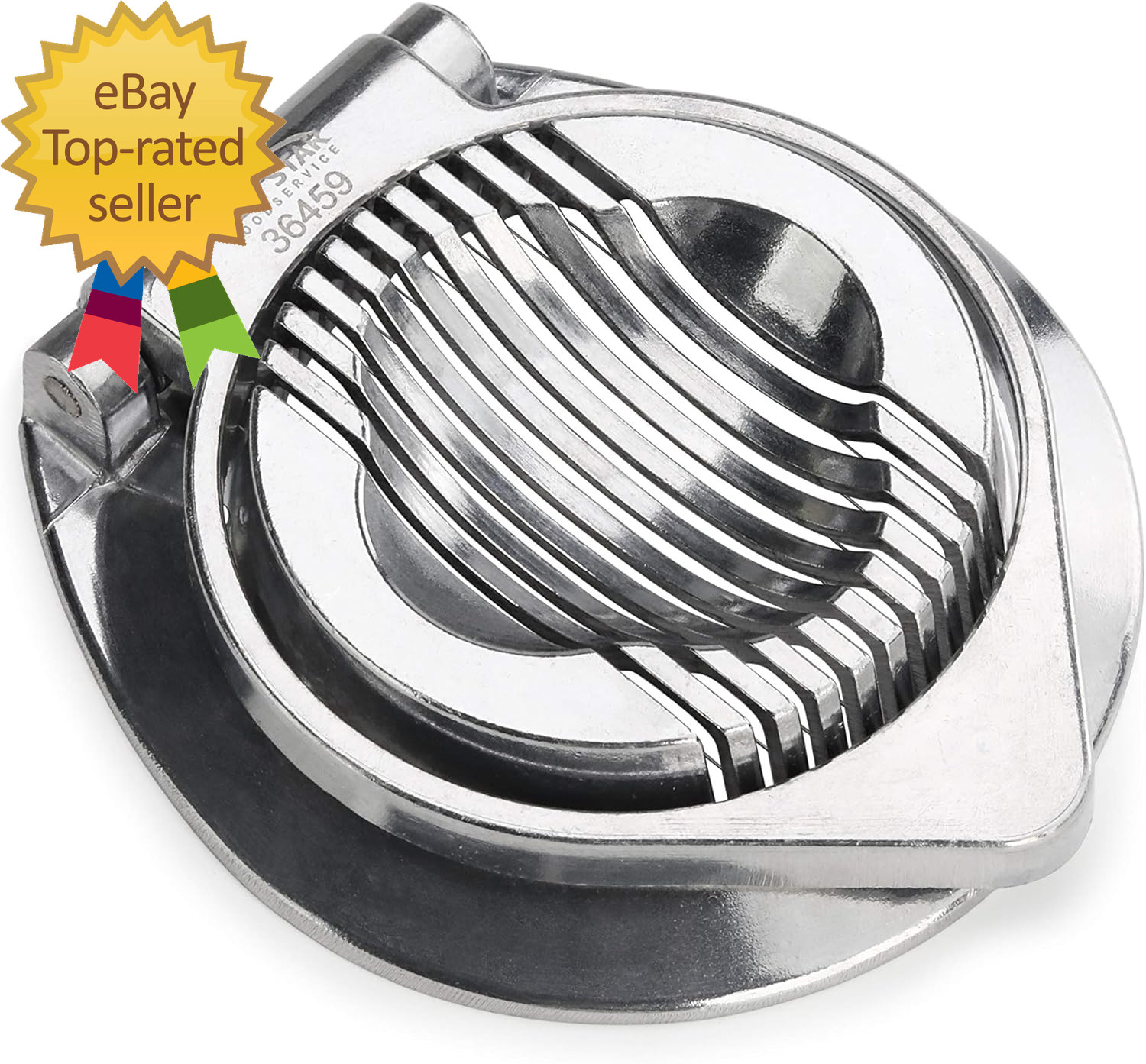 36459 Commercial Grade Aluminum Egg Slicer Mushroom Slicer with Stainless Steel