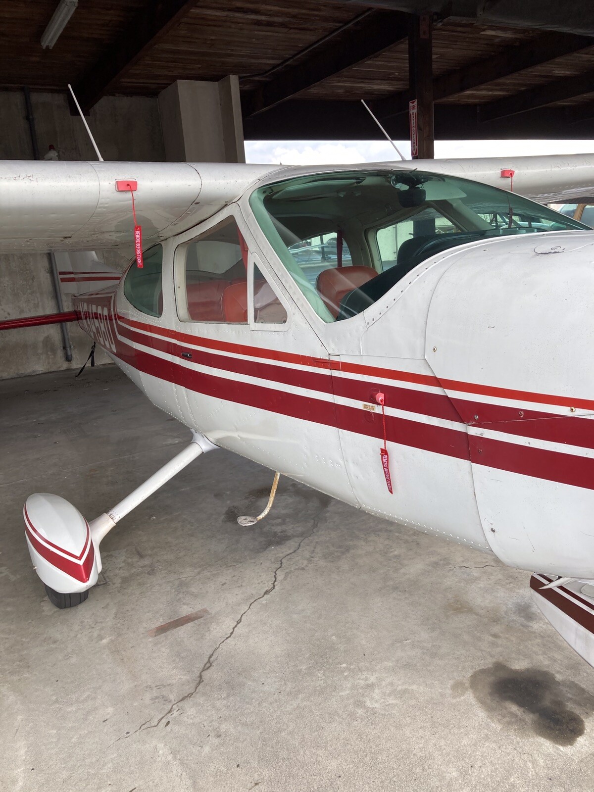 CESSNA WING VENT PLUGS & Avionics Cooling Port Plugs-REMOVE BEFORE FLIGHT