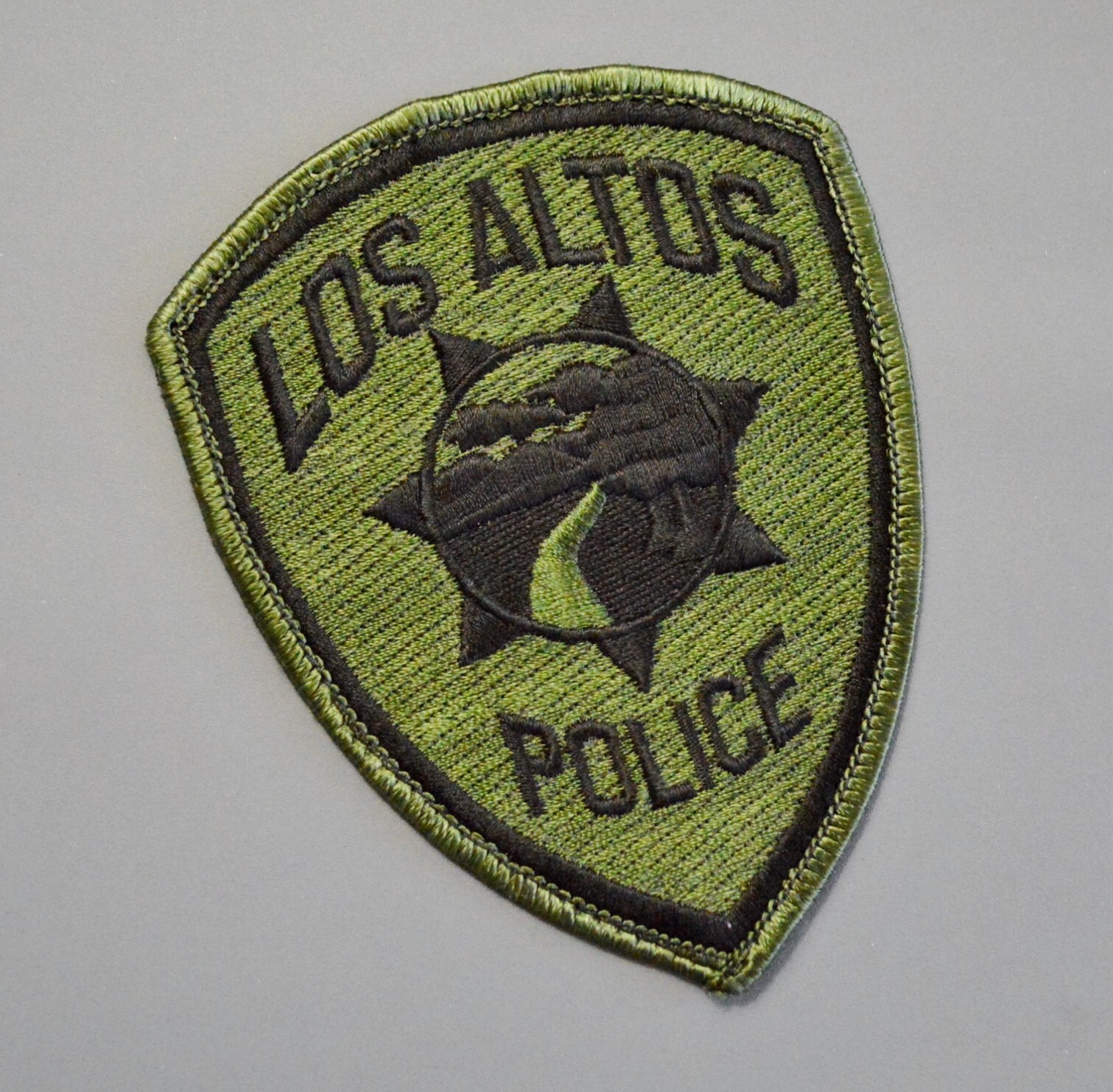 Los Altos California Police SWAT Subdued OD Patch ++ Santa Clara County CA