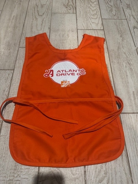 TGL Golf ATLANTA DRIVE Caddy Apron Home Depot Apron - RARE- FREE SHIPPING