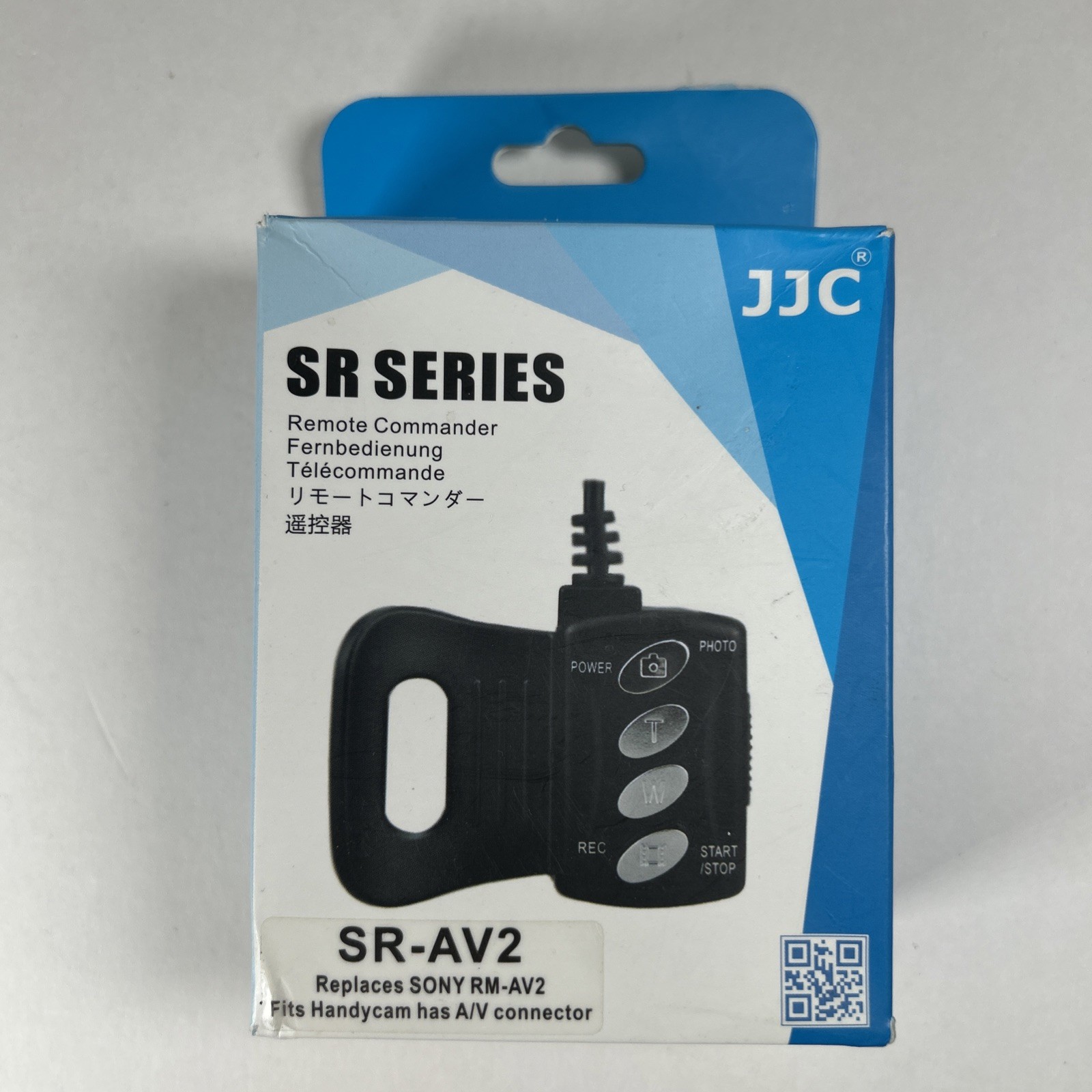 JJC Remote Commander Wired Remote for Sony RM-AV2 AV Handycam SR-AV2
