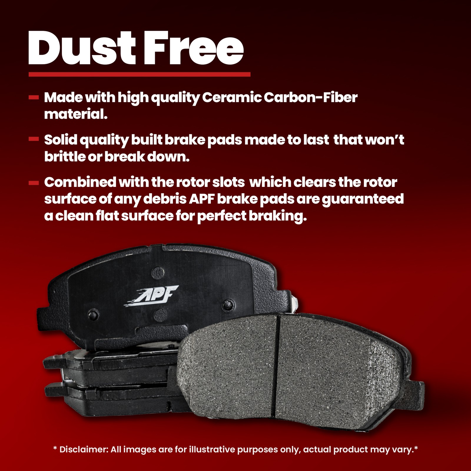 For 2000-2005 Chevrolet Impala - Front + Rear Ceramic Brake Pads