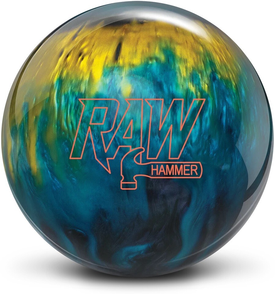 Hammer Raw Hammer Smoke/Blue/Gold Bowling Ball
