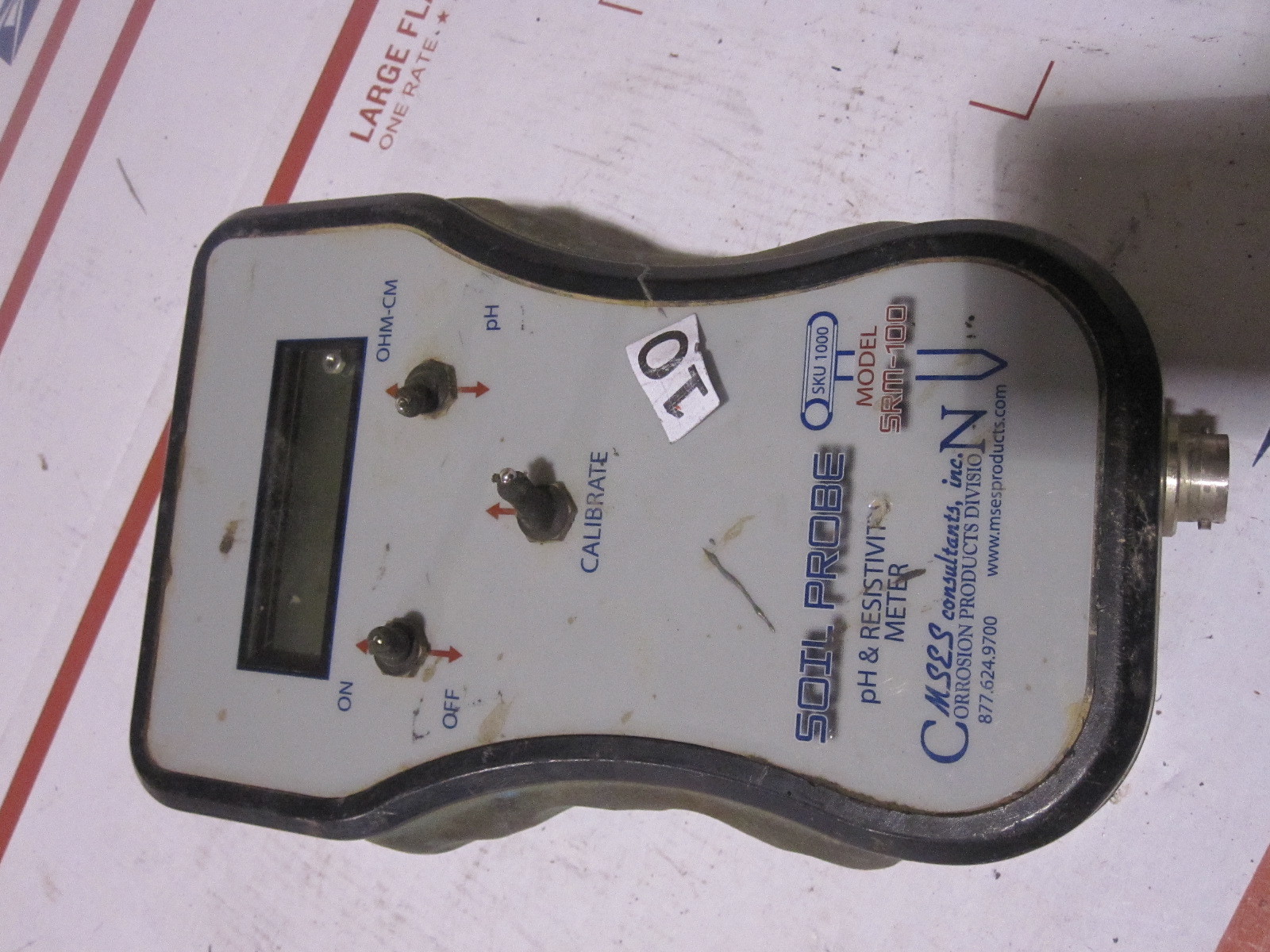 Digital Soil pH & Resistivity Tester SRM-100 Subsurface MSES (METER ONLY)