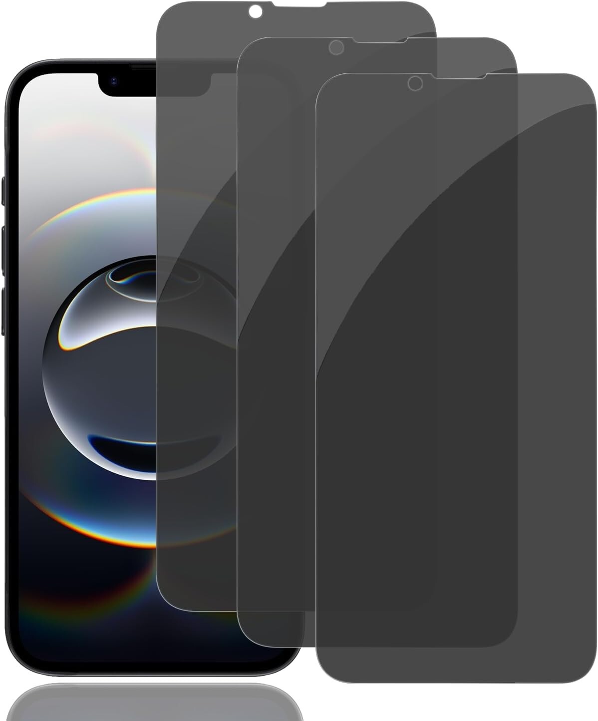 3-Pack Privacy Tempered Glass Screen Protector For NEW Apple iPhone 16e (2025)
