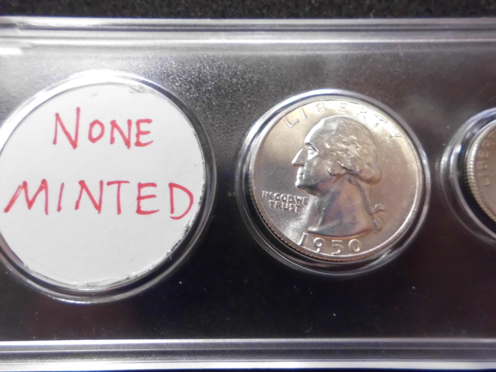 1950 P/D/S GEM UNCIRCULATED B/U MINT SET - 90% SILVER -