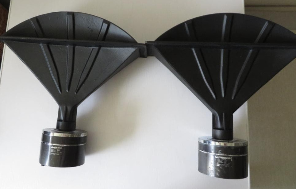 Pioneer PD-50 Compression Drivers PH-50 Horns Pair Working Tested Japan JP