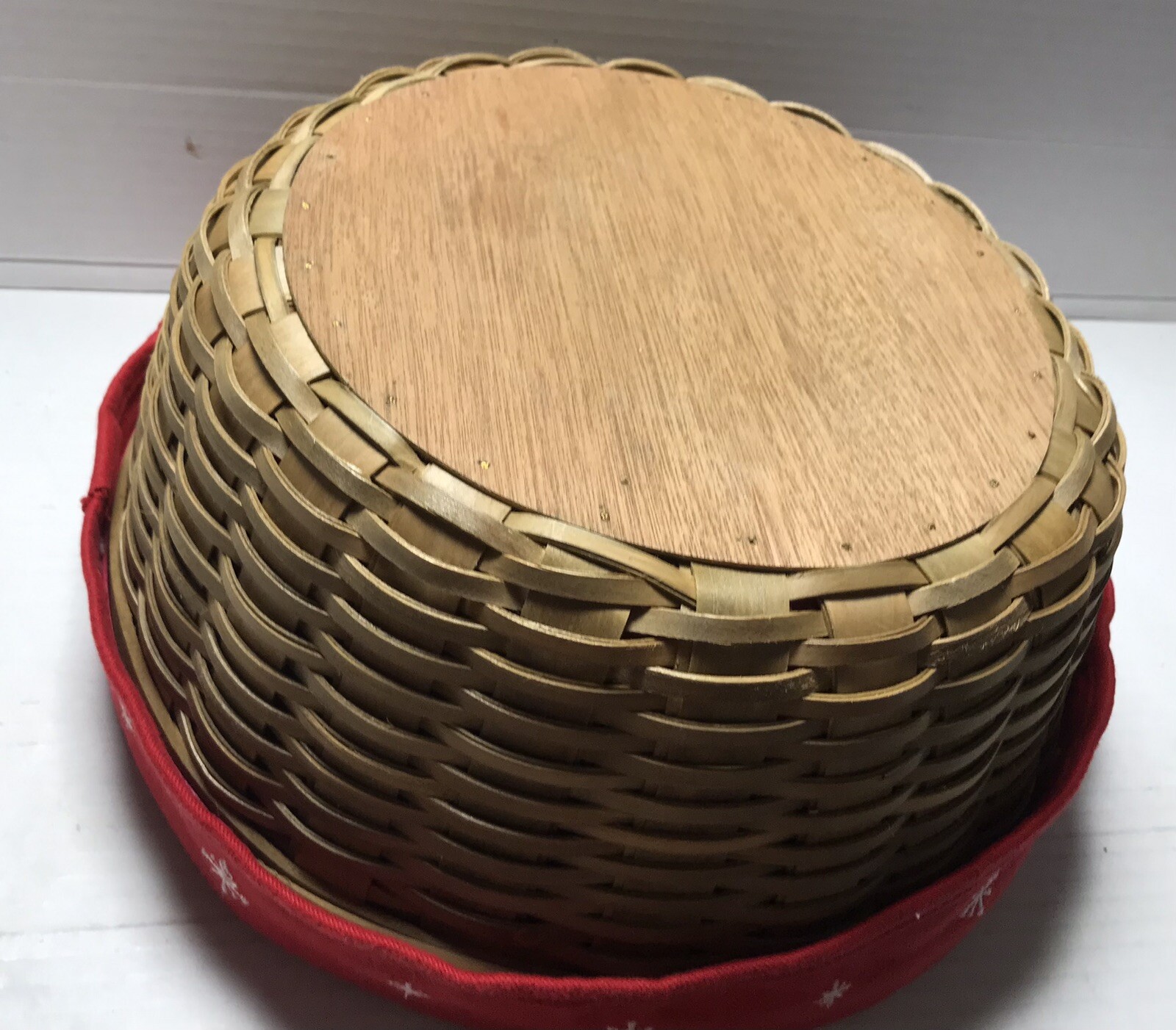 Vintage Christopher Roberts Designs Ltd. Edition Woven Christmas Basket
