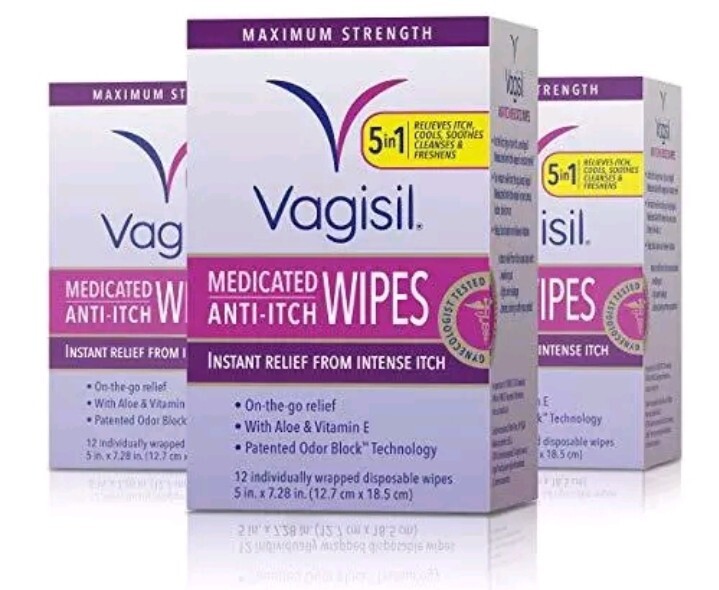 Anti-Itch Medicated Feminine Intimate Wipes for Women Maximum Strength....333