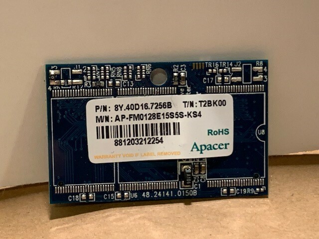 8Y.40D16.7256B T2BK00 APACER IDE FLASH MODULE – US SELLER - FREE SHIPPING
