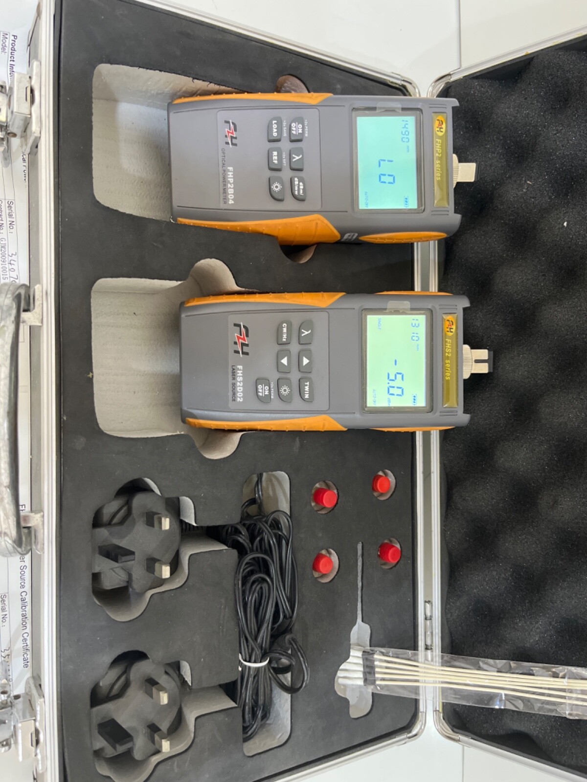 Grandway FHS2D02 Laser Source + FHP2B04 Optical Power MEter