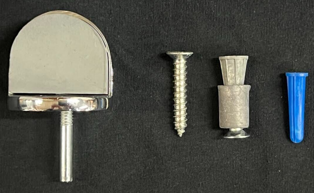 DOME FLOOR STOP DON-JO 1447 (COMPARABLE TO TRIMCO 1211) 625 BRIGHT CHROME FINISH