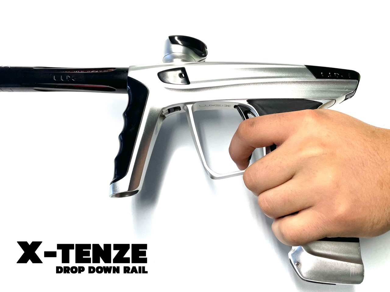 X-tenze DLX Luxe ASA Drop Down Rail - Black