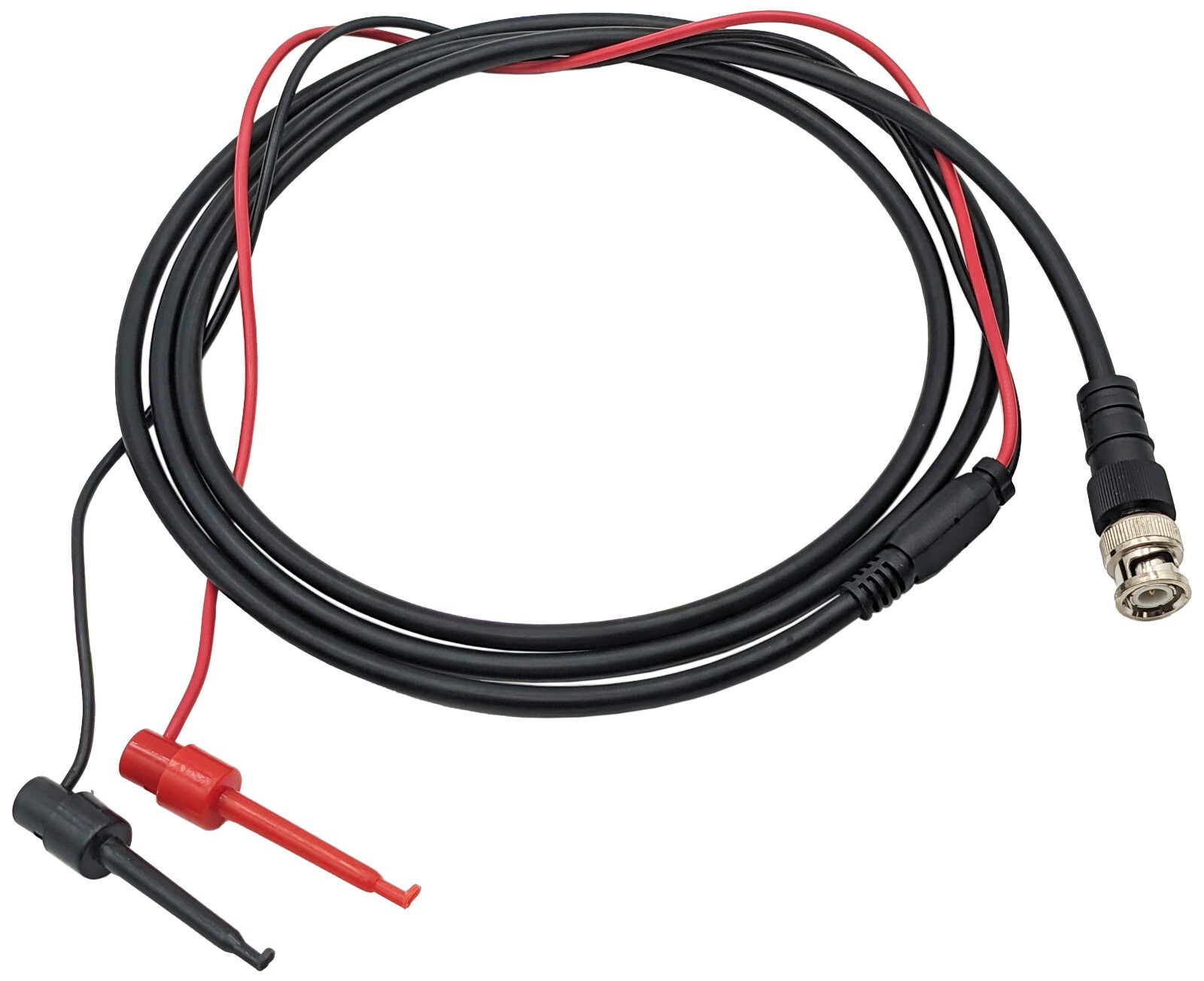 BNC to IC Test Hook Lead, 60" Length + 18" Long Connecting Wires