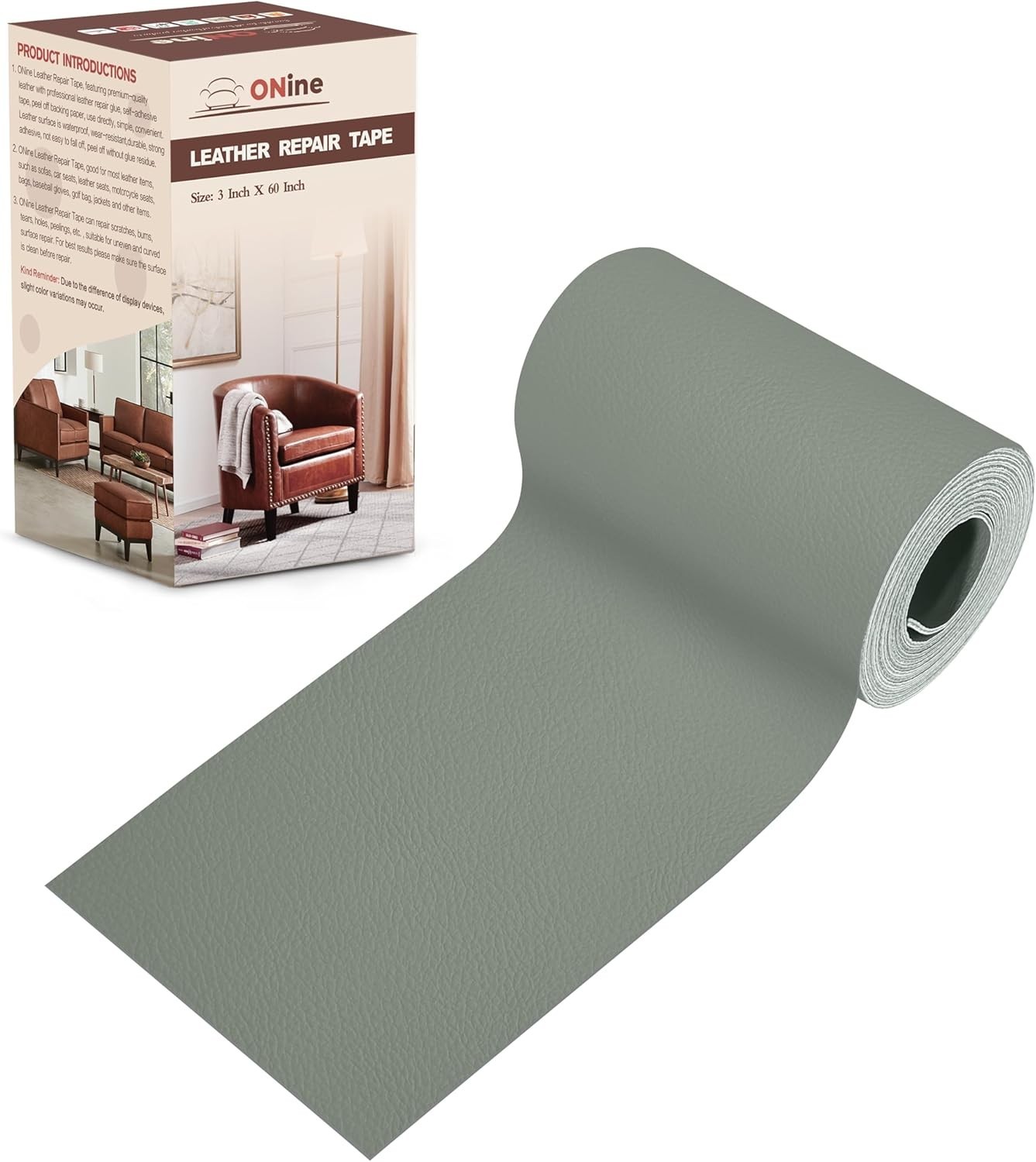 Leather Repair Patch，Leather Repair Tape, 3 x 60 inches Leather Repair Patch ...