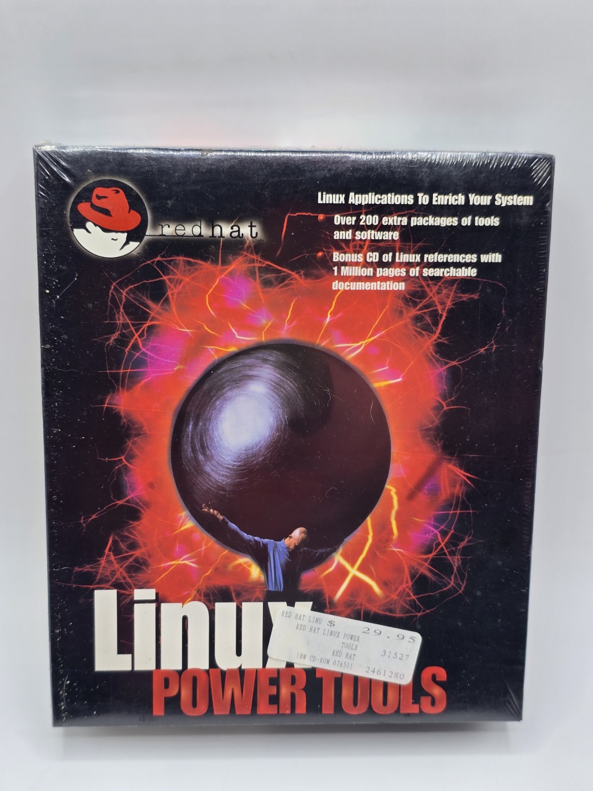 Red Hat Linux Power Tools Factory Sealed Big Box PC Software Sybex Vintage 1999