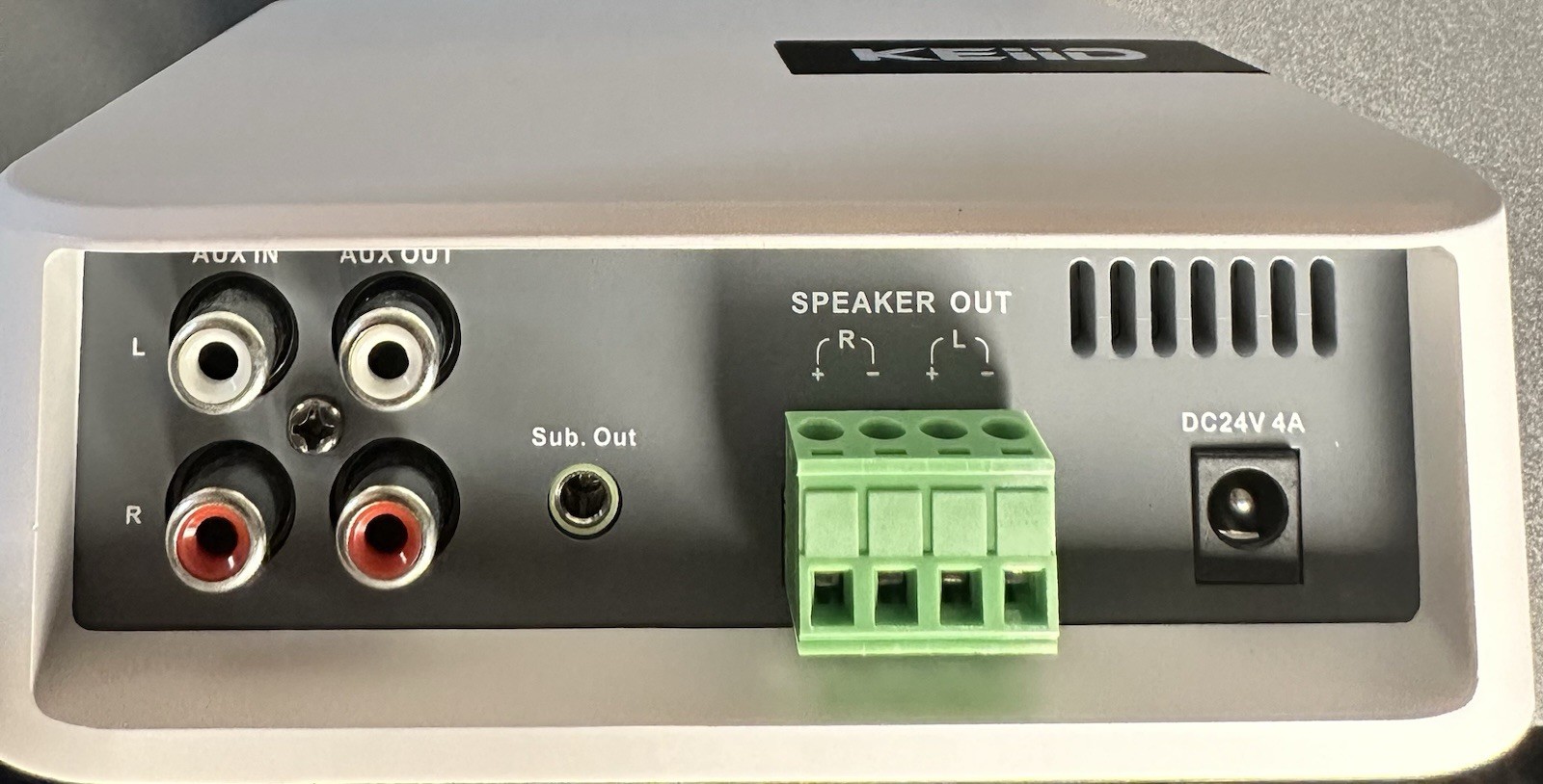 KEiiD Stereo Receiver & Amp, Bluetooth Wireless Streaming, Subwoofer Output