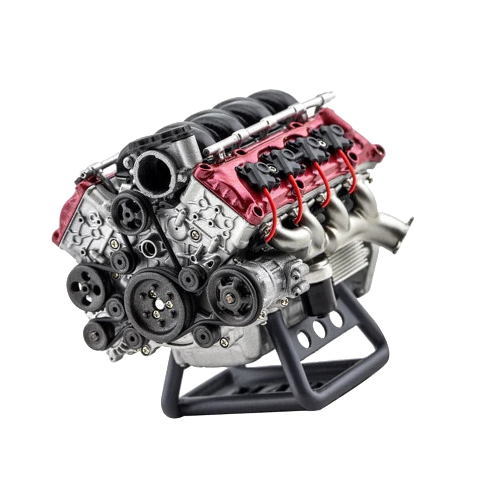 DIY Mini V8 Combustion Engine Model Mechanical Assembly Toy Collectible Gift