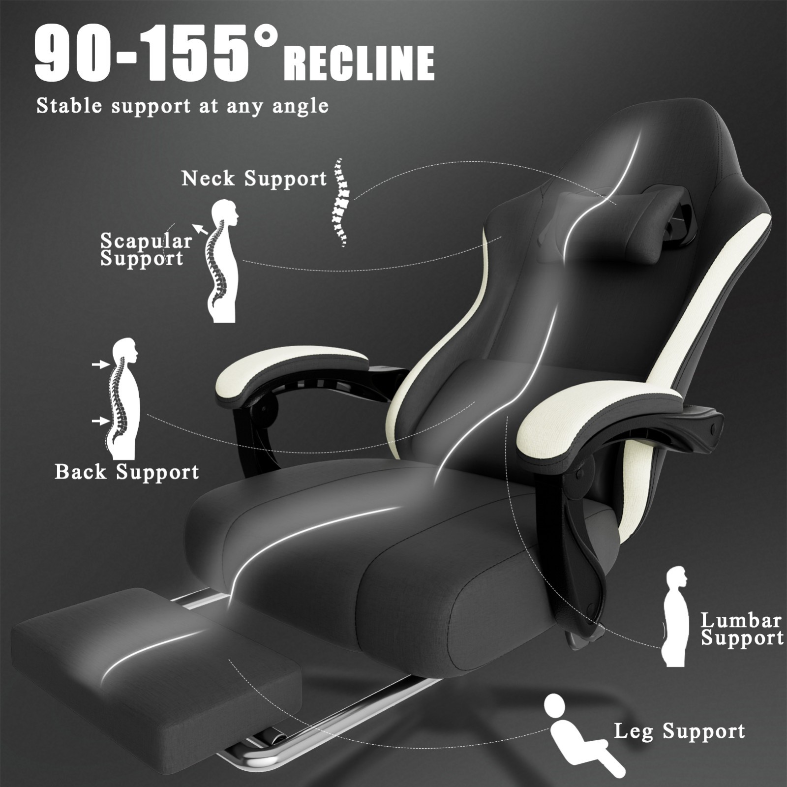 ❄️FREE SHIPPING!❄️Office/Gaming/Reclining Chair w/Wheels, Thick Padding, & More!