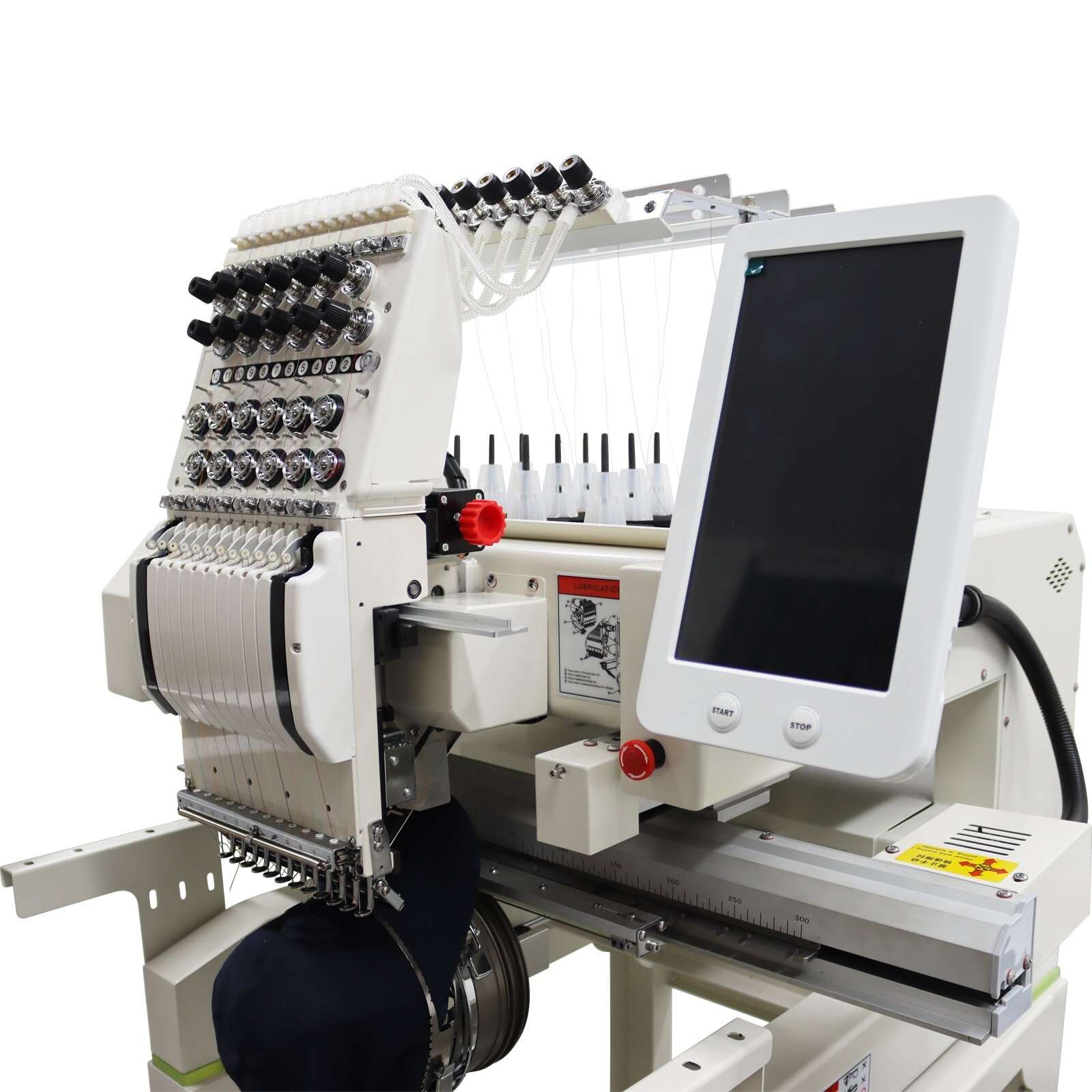 Heavy Duty Single Head 12Needle Commercial Home Automatic Embroidery Machine