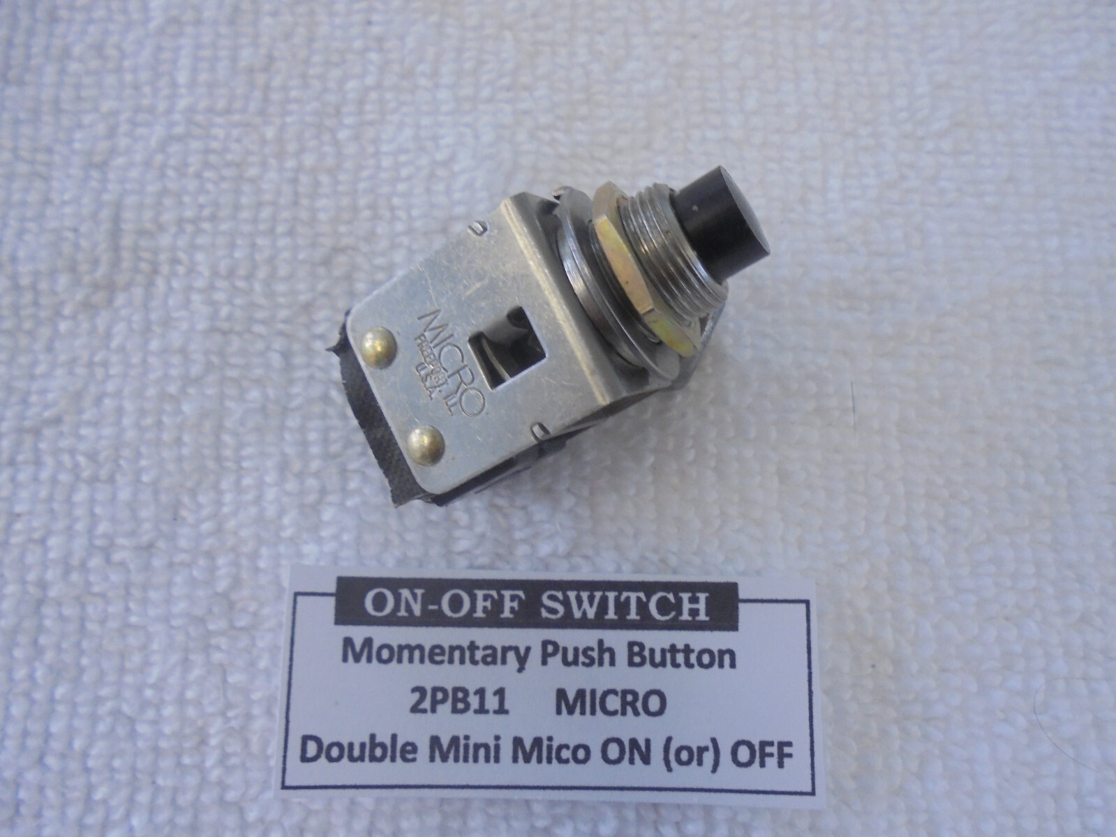 Used Micro Switch 2PB11 Momentary ON or OFF