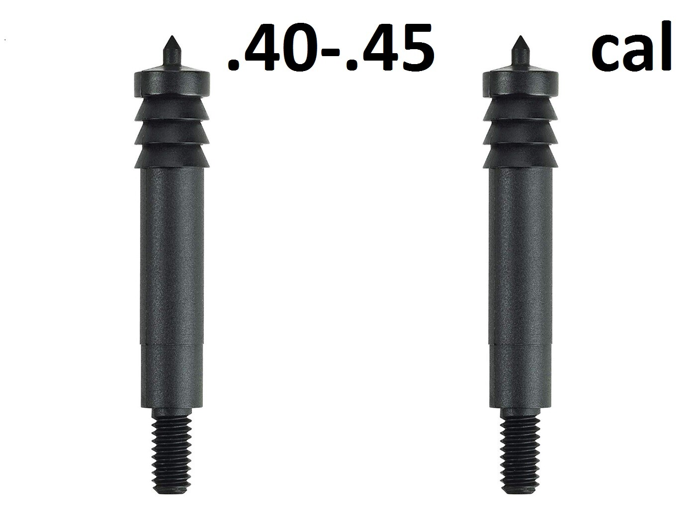 2Pcs/Lot Outers Jag Cleaning Tip Gunslick Nylon Spear-Pointed Jag .40-45 Caliber
