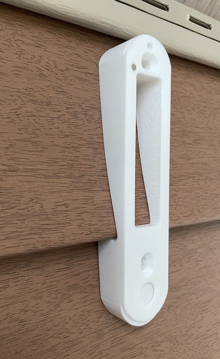 Google Nest Doorbell (Battery) Siding Mounts (with Built-In Mounting Bracket)