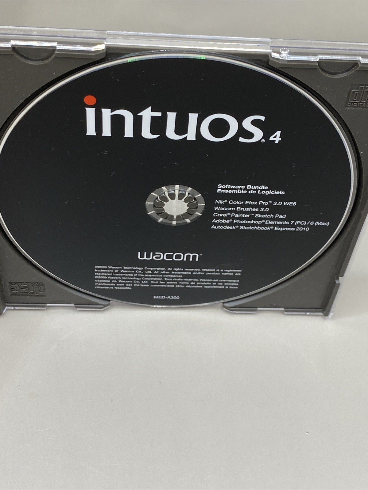 Wacom Intuos 4 Software Bundle Adobe Photoshop Elements 7 Corel Painter + PC Mac