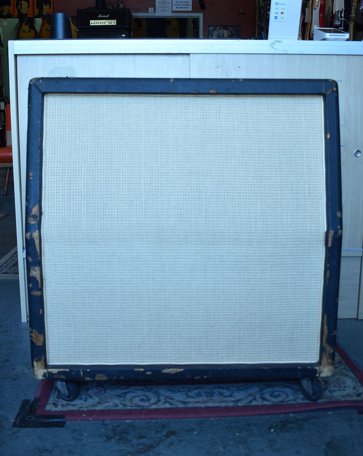 c.1968 Marshall 4x12 Cabinet Basketweave