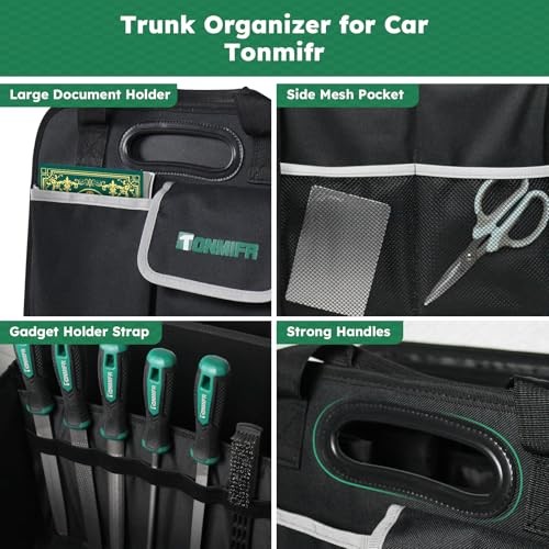 Heavy-Duty Trunk Organizer & Multi-Compartment Storage Box 92l (Organizer Only)