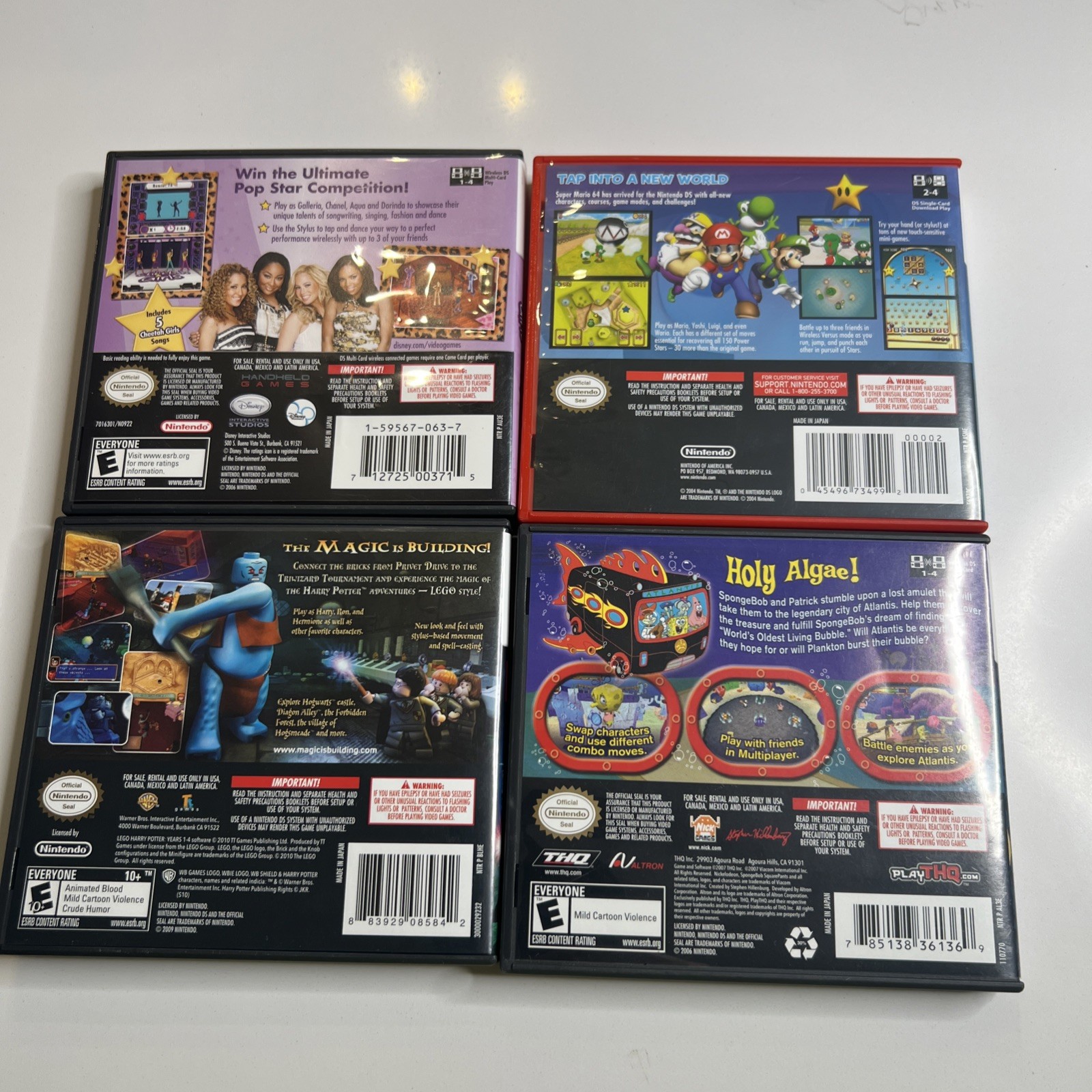 Nintendo DS Cases EMPTY CASES For Replacement CASES