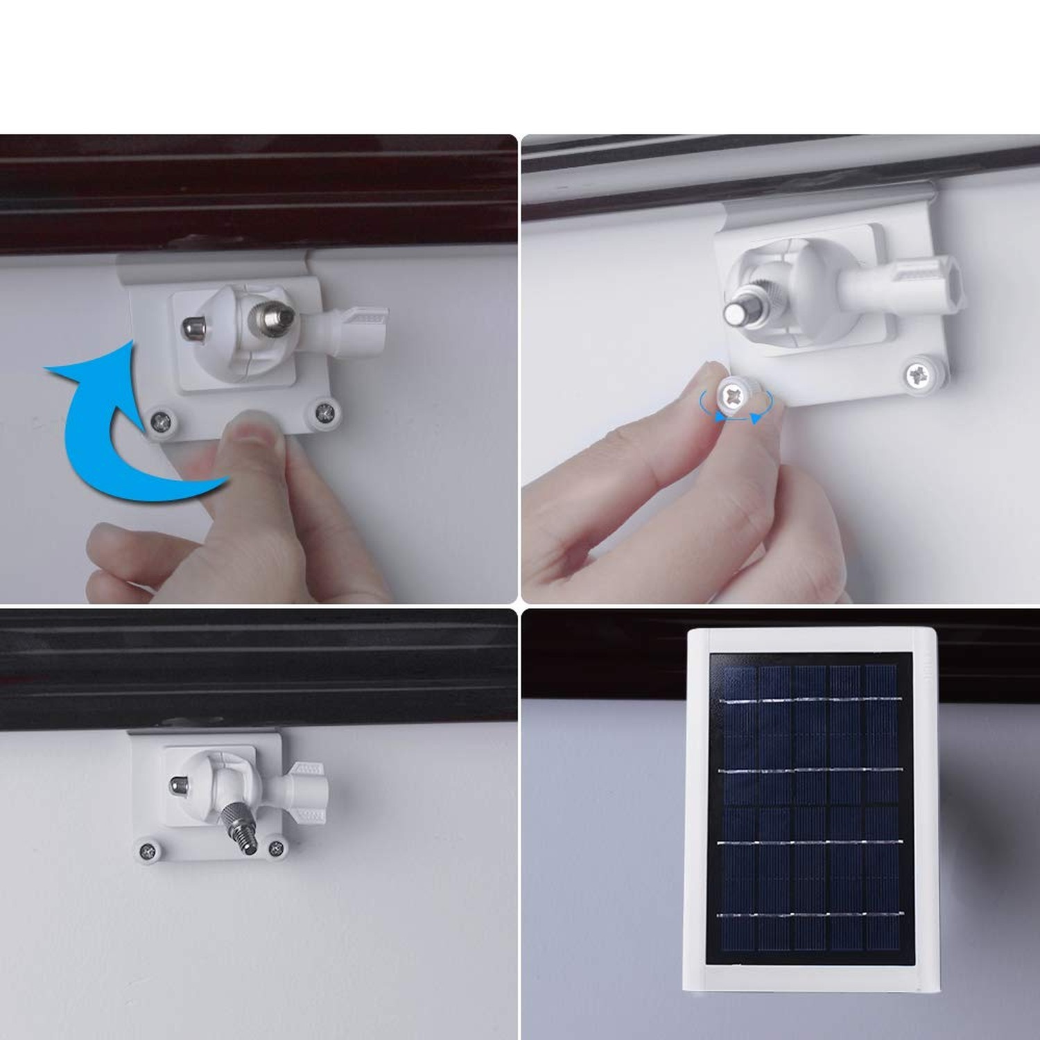 HOLACA Vinyl Siding Hooks Mount for Ring Solar Panel,Universal Solar Panel Si...