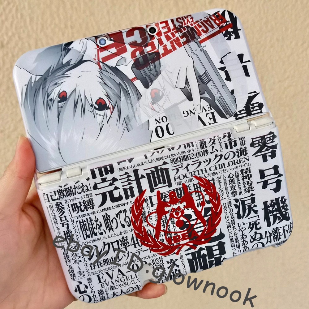 Hot Anime Evangelion EVA-00 Rei Ayanami Pattern Case Housing for Nintendo series