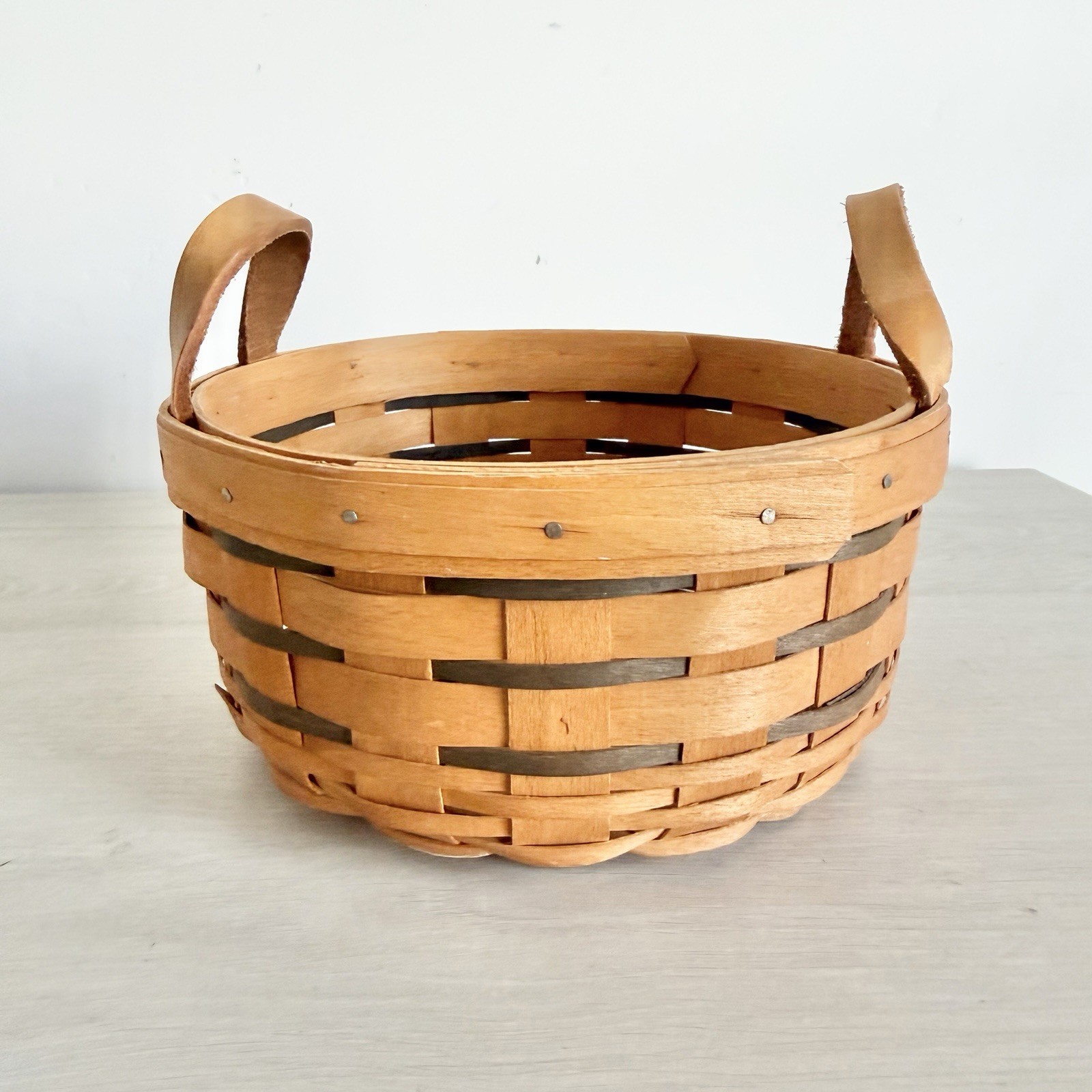 Longaberger Traditions Basket Darning Basket VTG 1995 7”