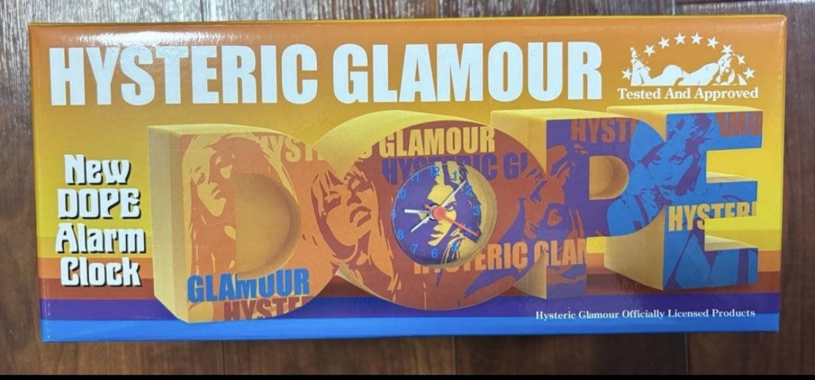 Hysteric glamour not for sale Alarm clock 27×10.5×11cm Limited rare Japan