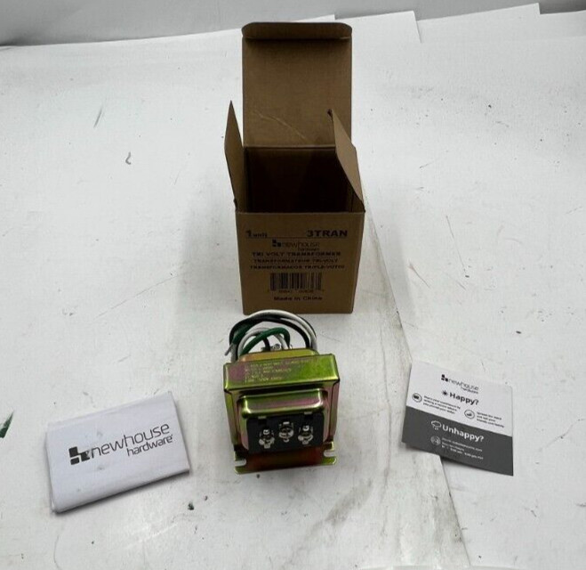 QTY 3 Newhouse Hardware Tri-Volt Transformer 3TRAN For Doorbell