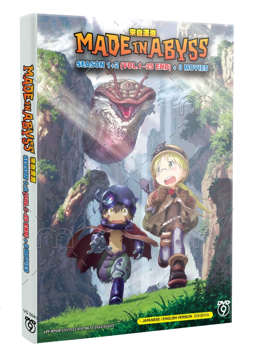 Made In Abyss Season 1-2 + 3 Movies Japanese Anime DVD English Dub Free Ship