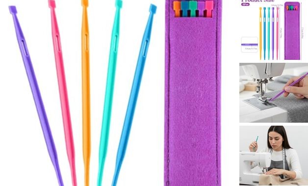 5 Pcs That Purple Thang Sewing Tools, Multifunctional Sewings Stiletto