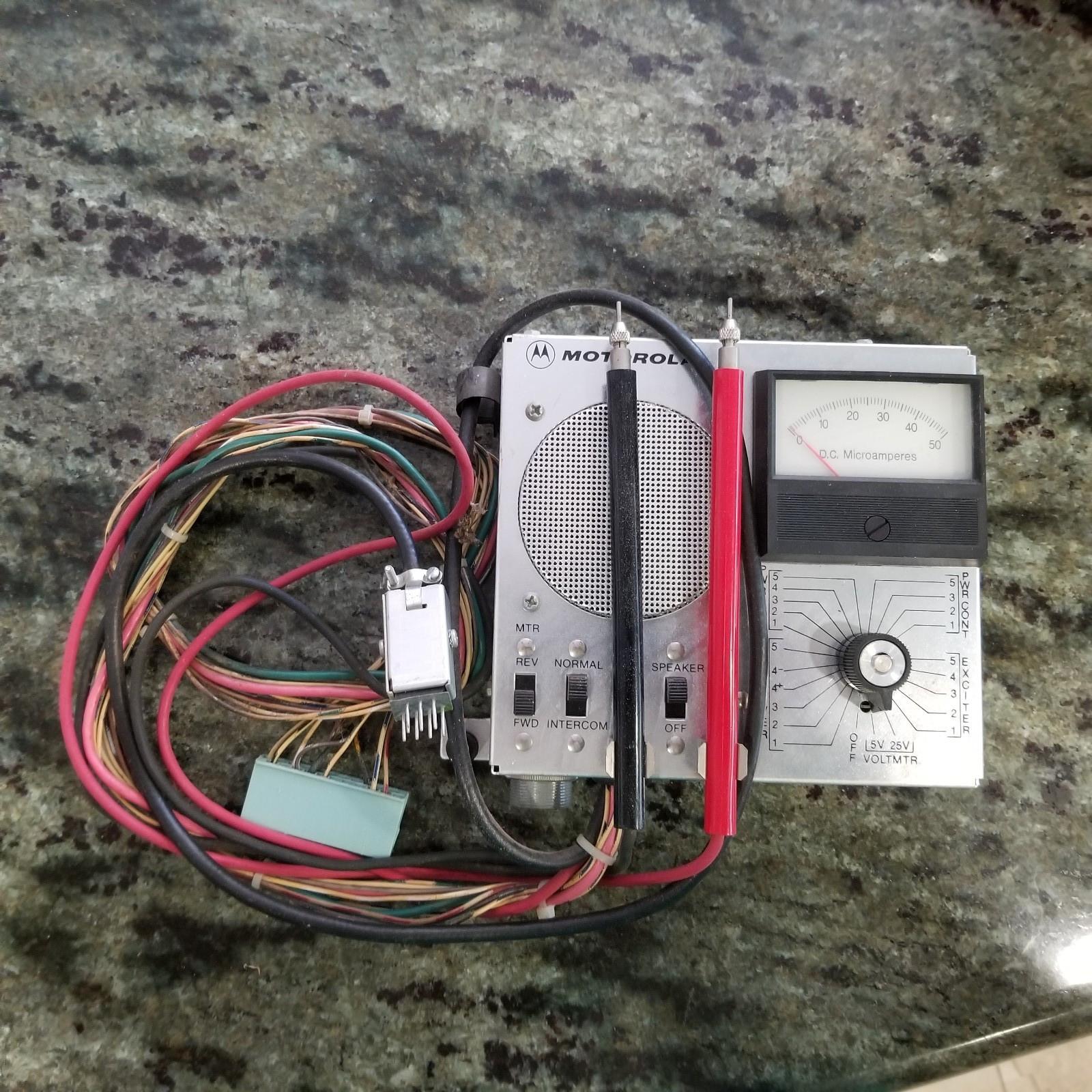 Motorola Micor Repeater metering panel TLN1857A TLN5900A