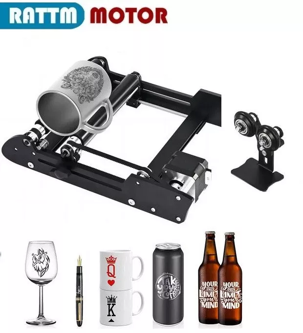 Y axis 360° Laser Rotary Roller Engraving RotatingPlatform forCylindrical Object