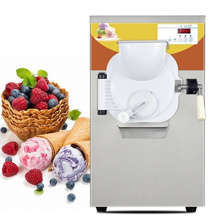 Kolice Commercial Tabletop hard ice cream machine, batch freezer for restaurant