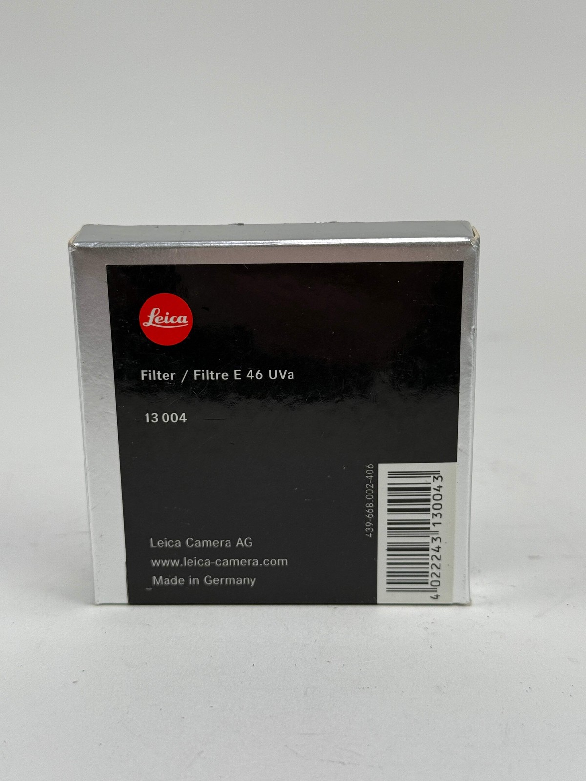 Leica E46 46mm UVa 13004 Black UV Filter