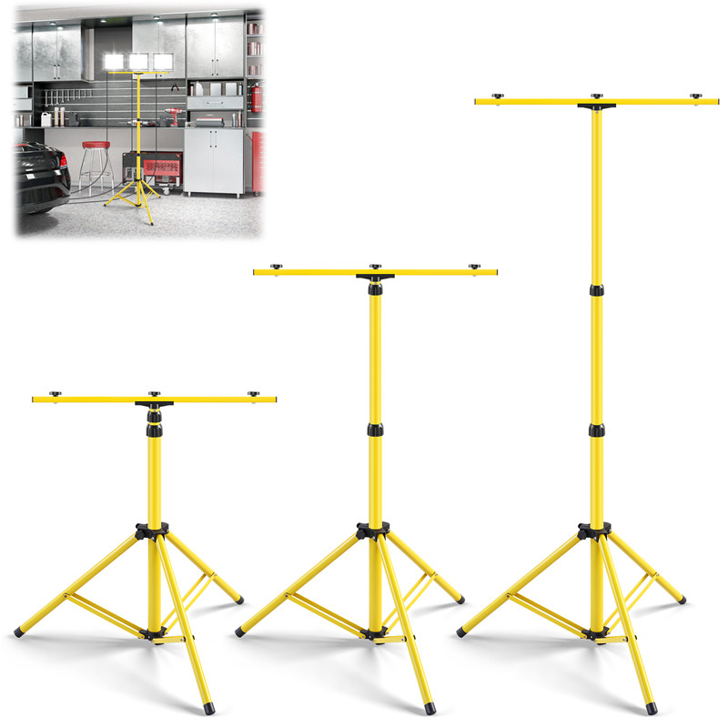 Tripod Stand LED Work Light Flood Light Heavy Duty Steel Stand Wide Base