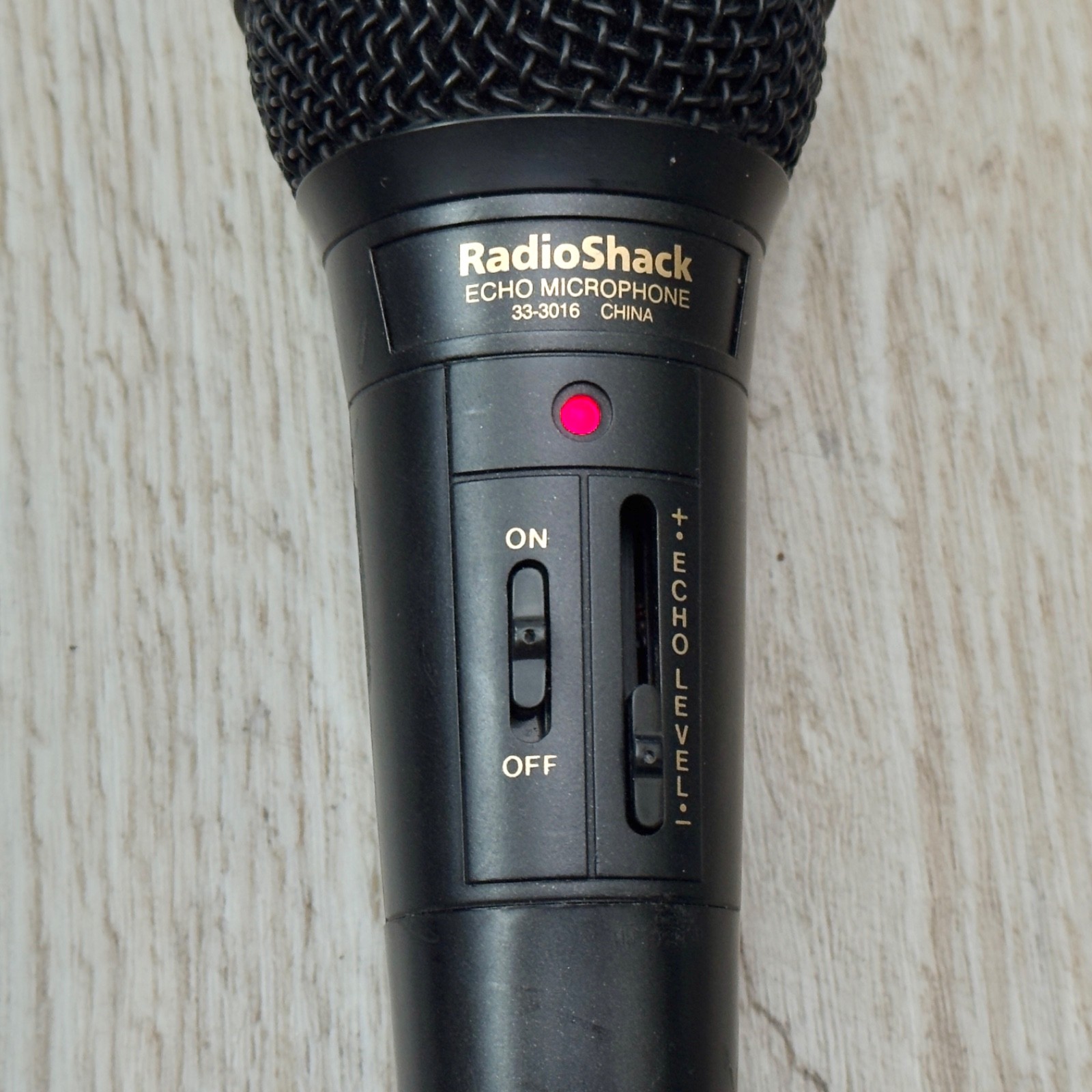Radio Shack Karaoke Echo Microphone 33-3016 Uni-Directional Tested
