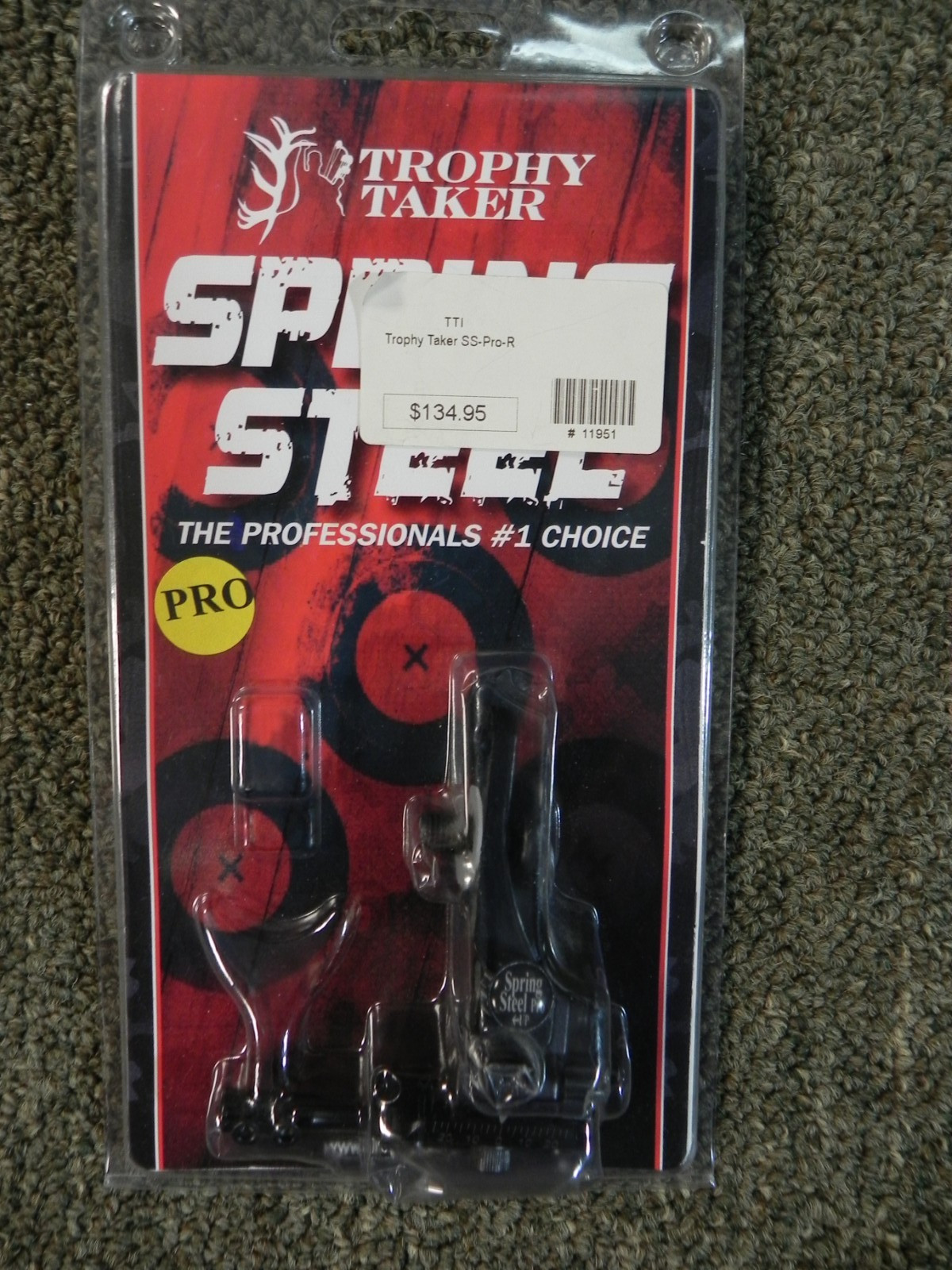 Trophy Taker Spring Steel Pro Right Hand Micro Adjust Target Rest